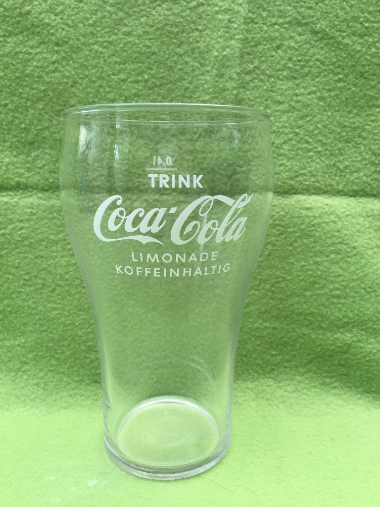 Zeer oud coca cola glas, Huis en Inrichting, Glas of Glazen, Ophalen of Verzenden, Overige stijlen, Glas