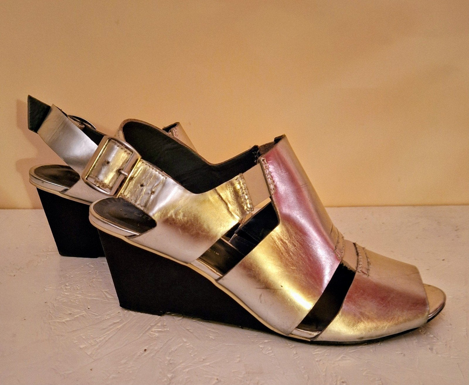 Zilveren United Nude schoentjes, 38, Kleding | Dames, Schoenen, United Nude, Overige kleuren, Zo goed als nieuw, Sandalen of Muiltjes