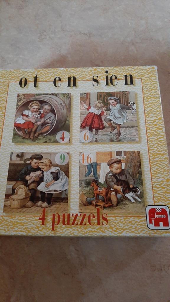 4 puzzels ot en sien, Ophalen of Verzenden, 500 t/m 1500 stukjes