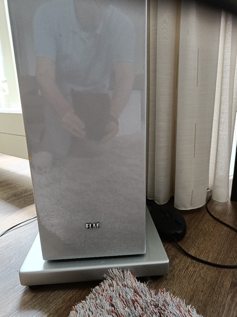 Elac FS210 Anniversary Edition, Vloerstaande luidspreker, Inclusief kabels, Zo goed als nieuw, Ophalen