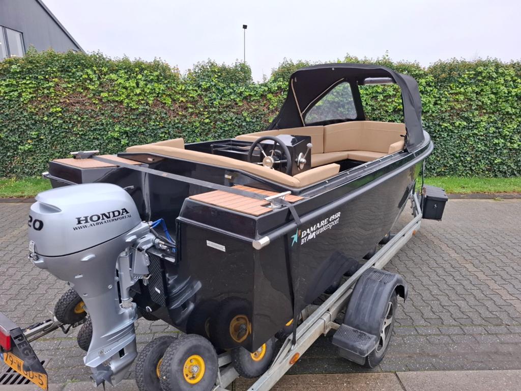 Splinternieuwe Damare 495r Tender Sloep honda 20pk motor