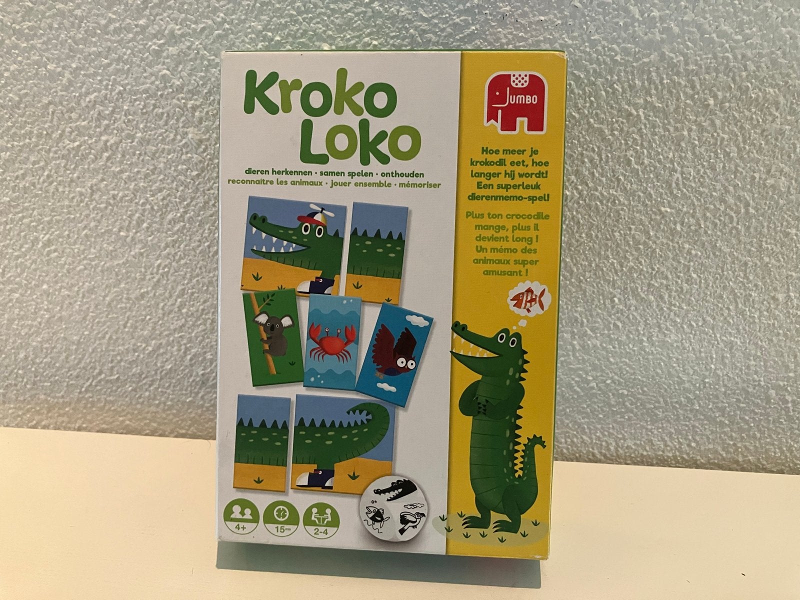 Kroko Loko - Leuk dierengeheugenspel van Jumbo, Een of twee spelers, Ophalen of Verzenden, Zo goed als nieuw