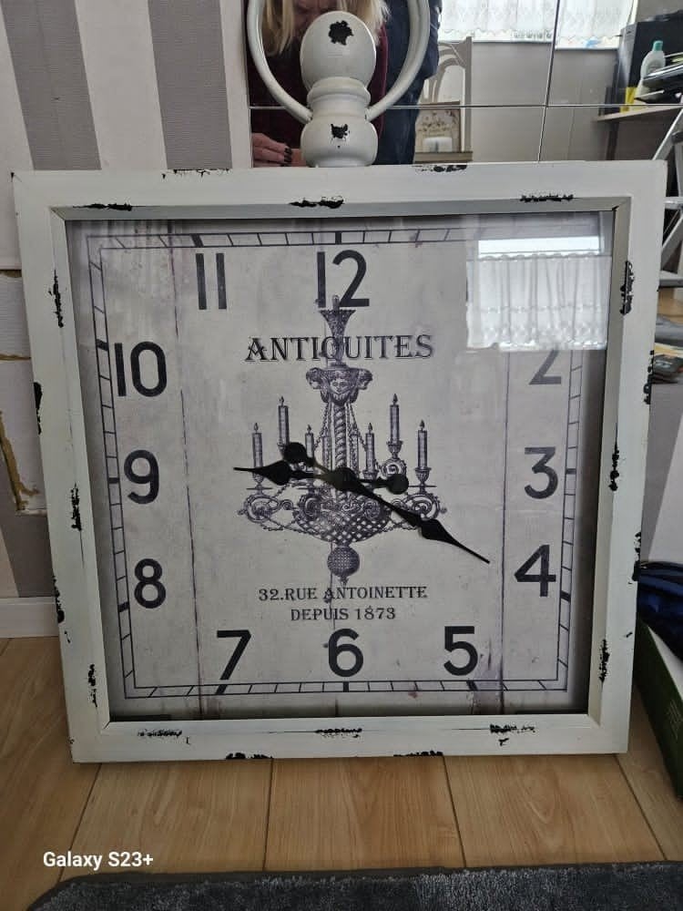 Klok vintage look, Huis en Inrichting, Woonaccessoires | Klokken, Ophalen, Wandklok