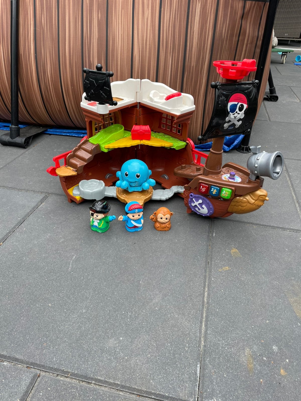Piratenschip, Ophalen, Gebruikt, Speelset