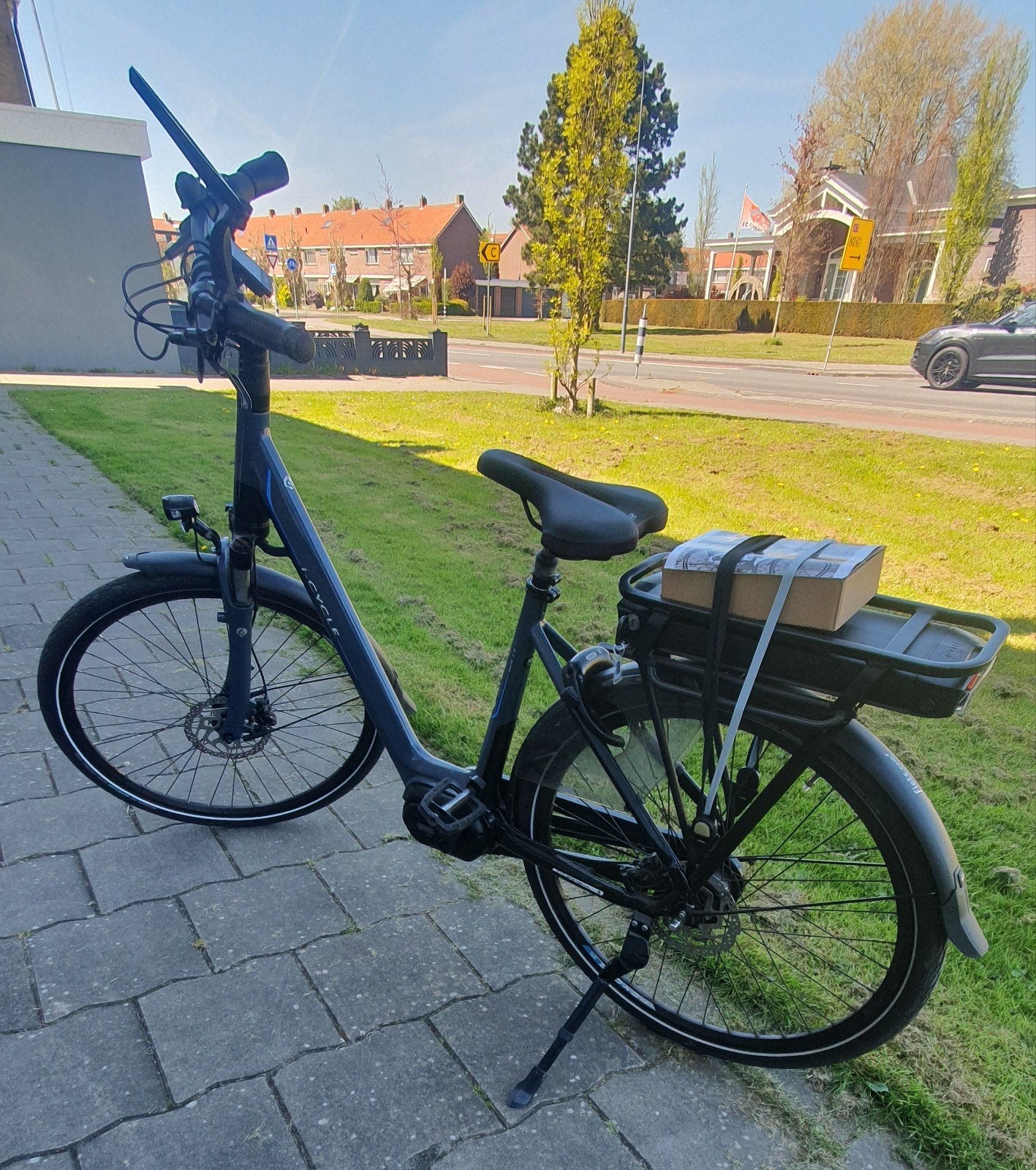 Elektrische damesfiets icycle middenmoter bafang m420, 51 tot 55 cm, Ophalen of Verzenden, Zo goed als nieuw, Overige merken