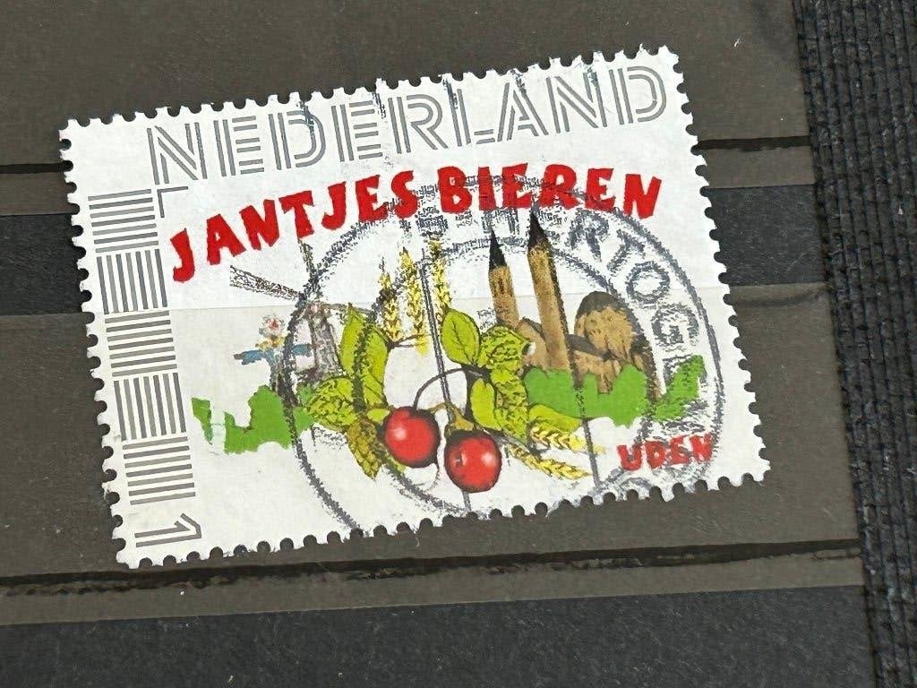 Persoonlijke zegel. Uden. Jantjes bieren., Ophalen of Verzenden, Na 1940, Gestempeld