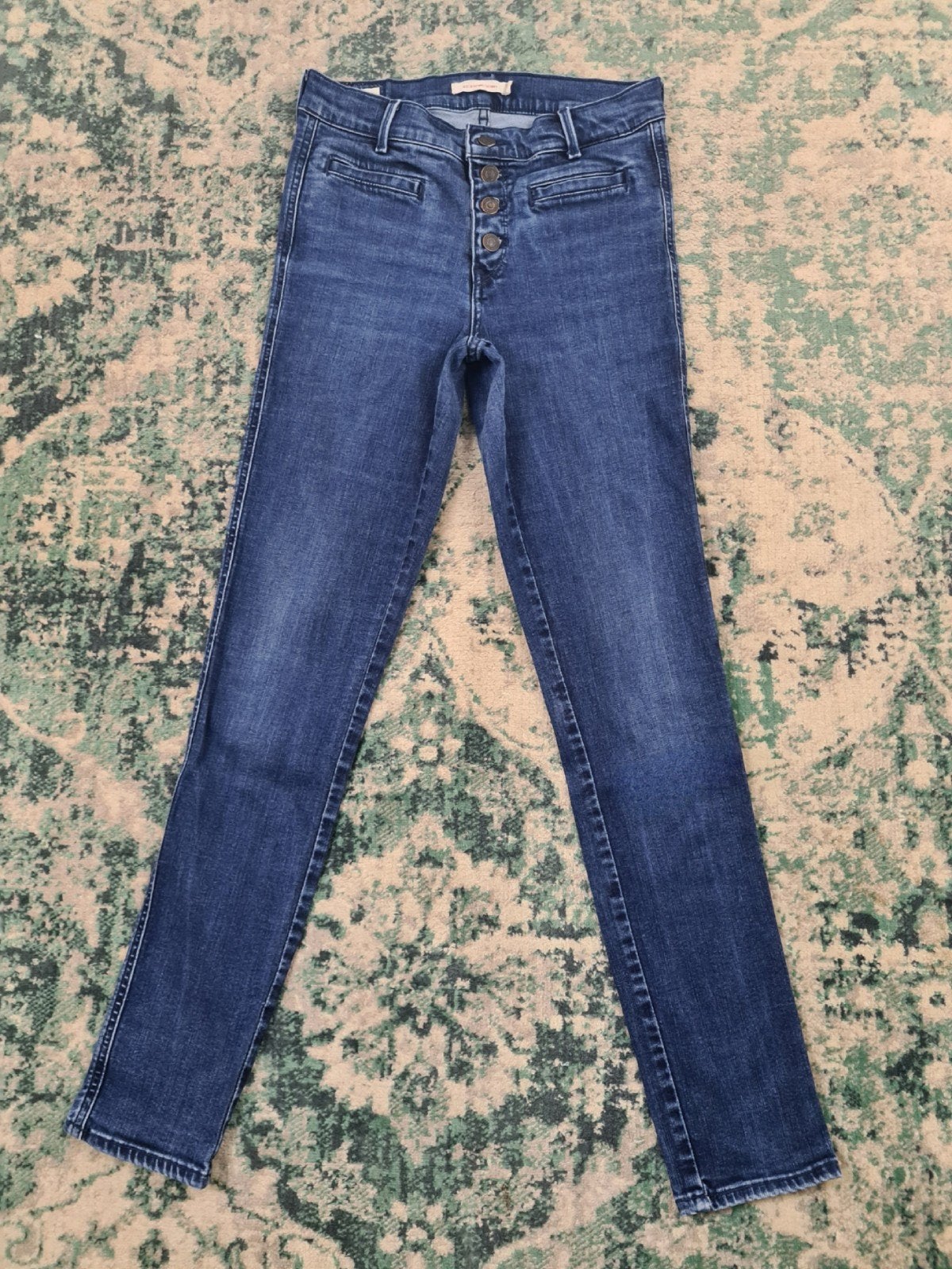 Levi's 311 shaping skinny W26 L30 Dames Tulsi2630 Mid-rise, Blauw, Ophalen of Verzenden, Zo goed als nieuw, W27 (confectie 34) of kleiner