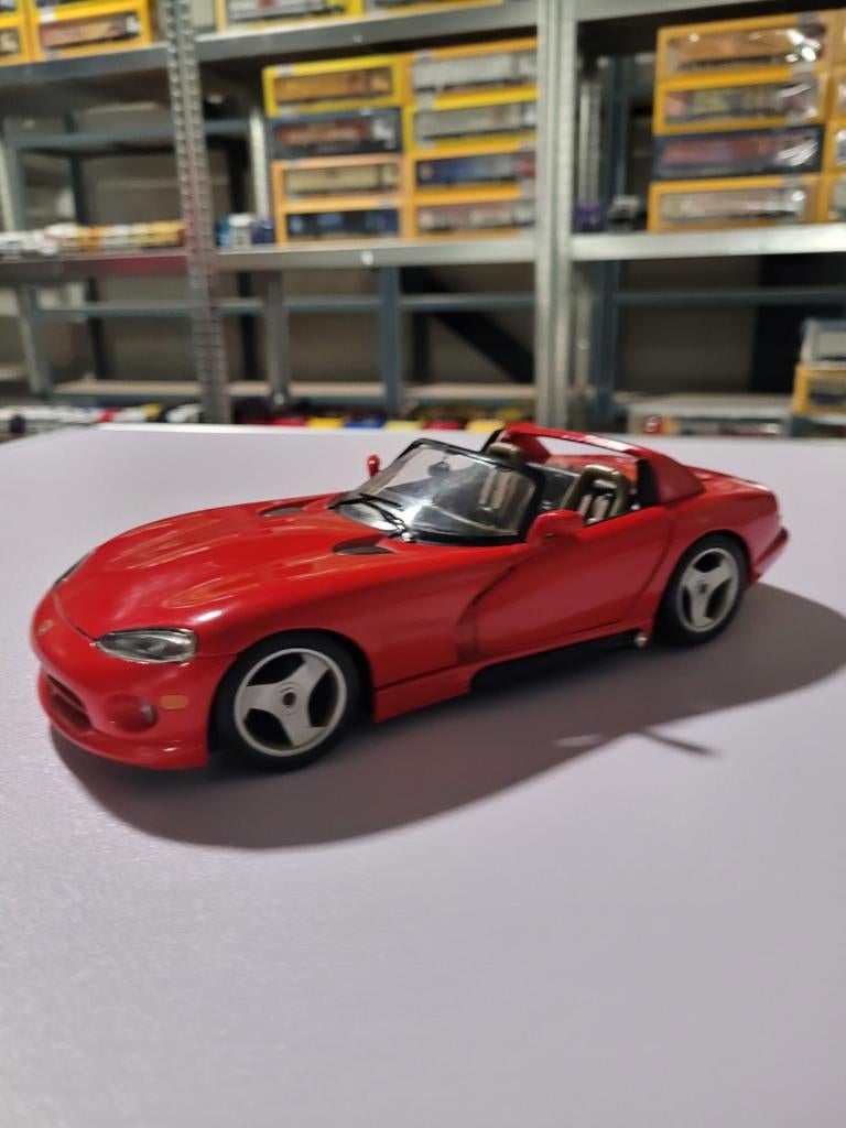Dodge viper, Burago, Burago, Ophalen of Verzenden, Zo goed als nieuw