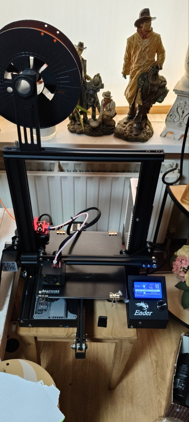 Creality Ender 3 3D-printer met upgrades, Ophalen of Verzenden, Gebruikt, Filament, Creality ender 3