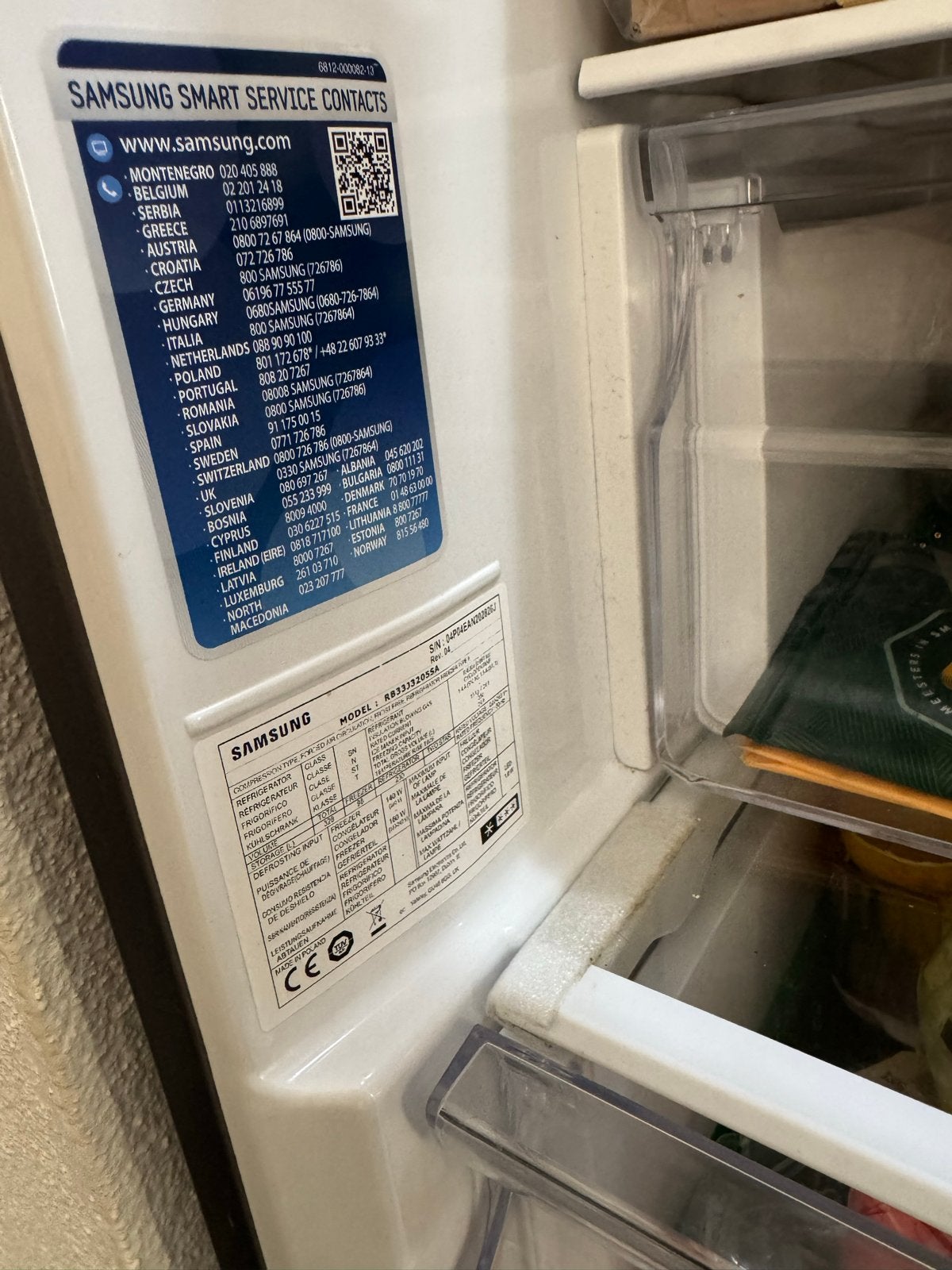 Foto 4 van Samsung RB33J3205SA No Frost Koel-vriescombinatie