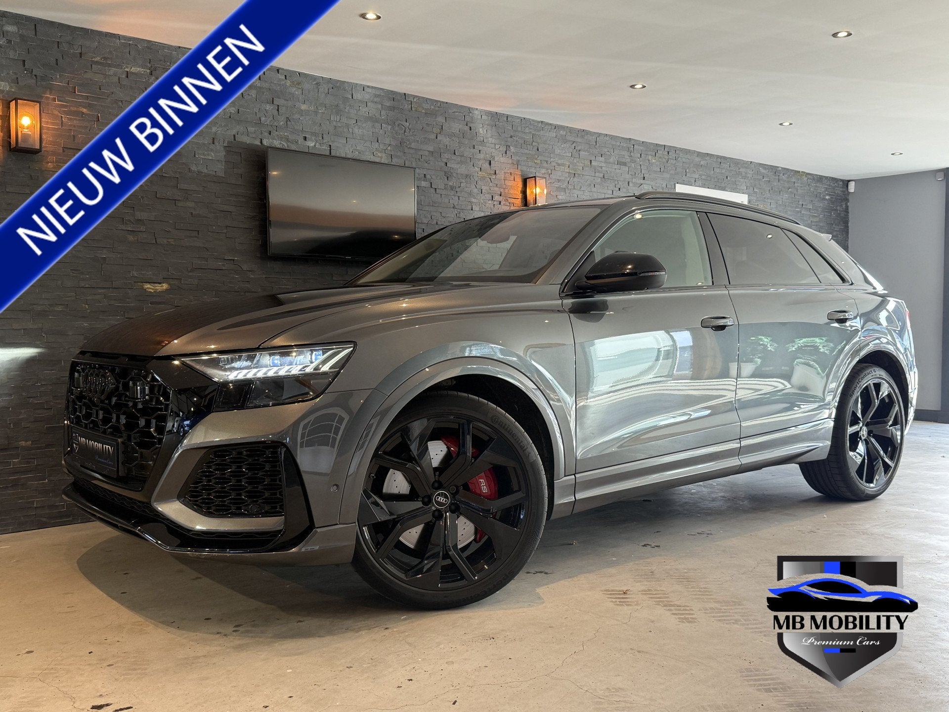 Audi Q8 RSQ8 Quattro Bj: 2021 / Pano / 600 PK (bj 2021), Auto's, Automaat, Gebruikt, Adaptive Cruise Control, Zwart