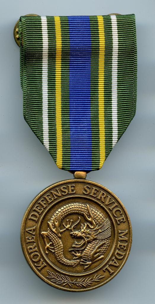 US Korea Defense Service Medal, Ophalen of Verzenden, Landmacht, Amerika, Lintje, Medaille of Wings