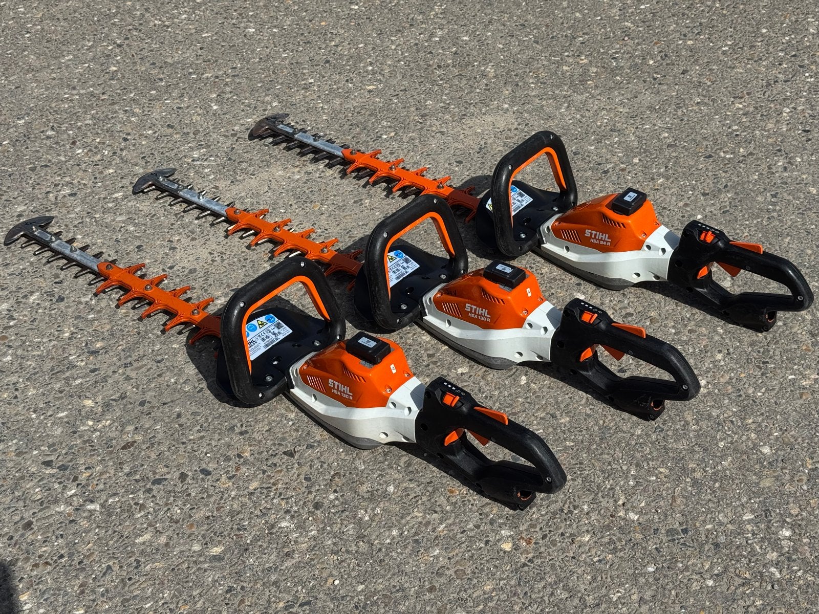 3x Stihl Accu Heggenschaar - Krachtig en Draadloos Snoeien, Ophalen of Verzenden, Gebruikt, Accu, STIHL