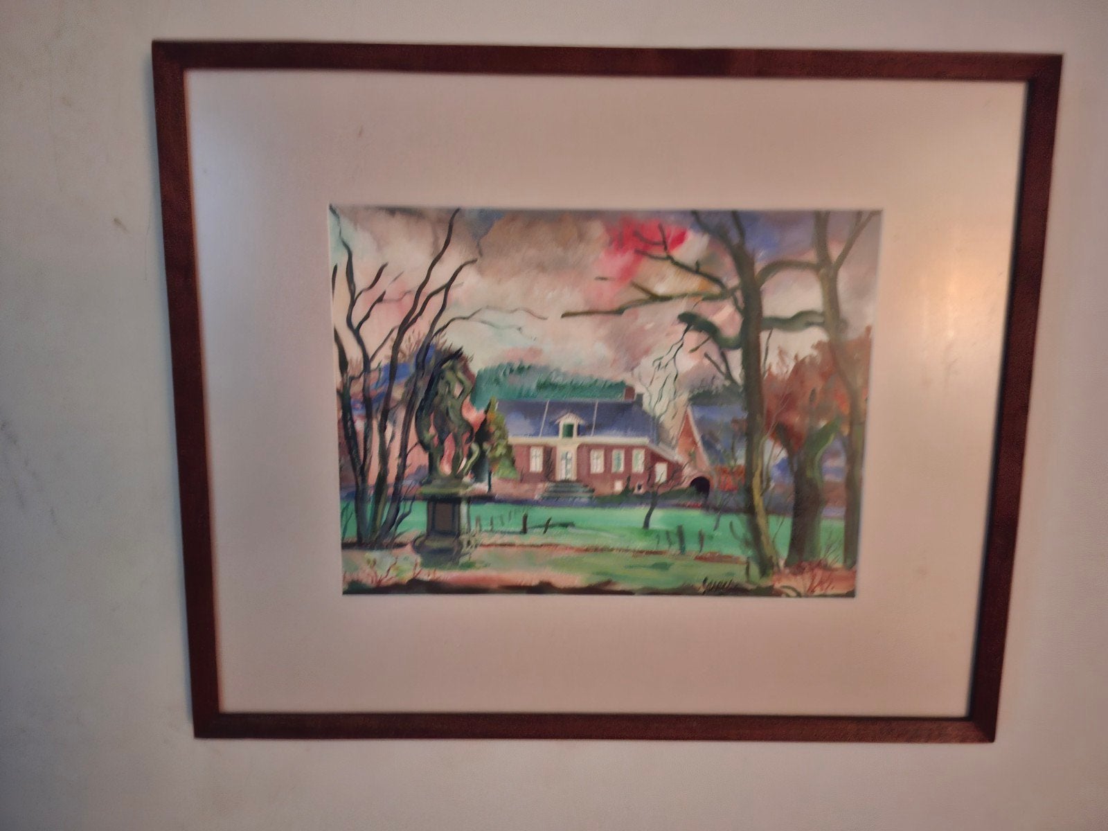 Gouache Henk van den Idsert, Ophalen
