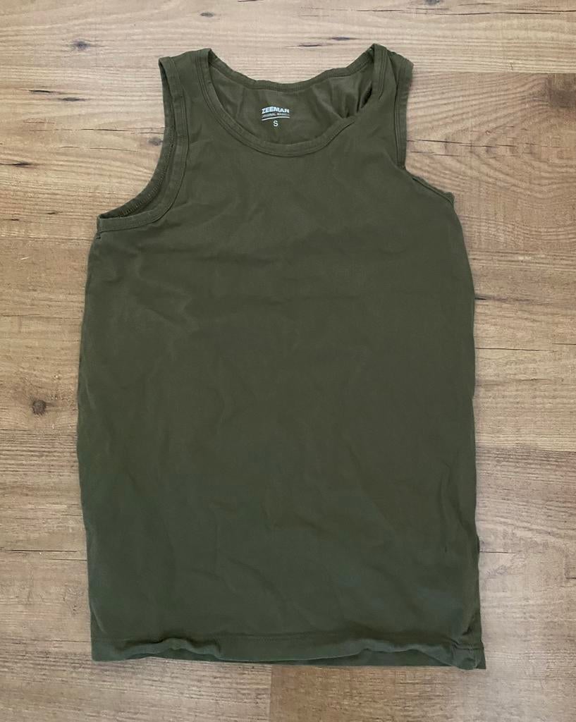 Zeeman legergroen hemd maat S, Ophalen of Verzenden, Groen, Hemd