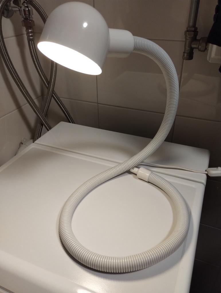 Vintage jaren zeventig snake lamp DL Lampen Holland, Huis en Inrichting, Lampen | Tafellampen, Ophalen of Verzenden, Gebruikt