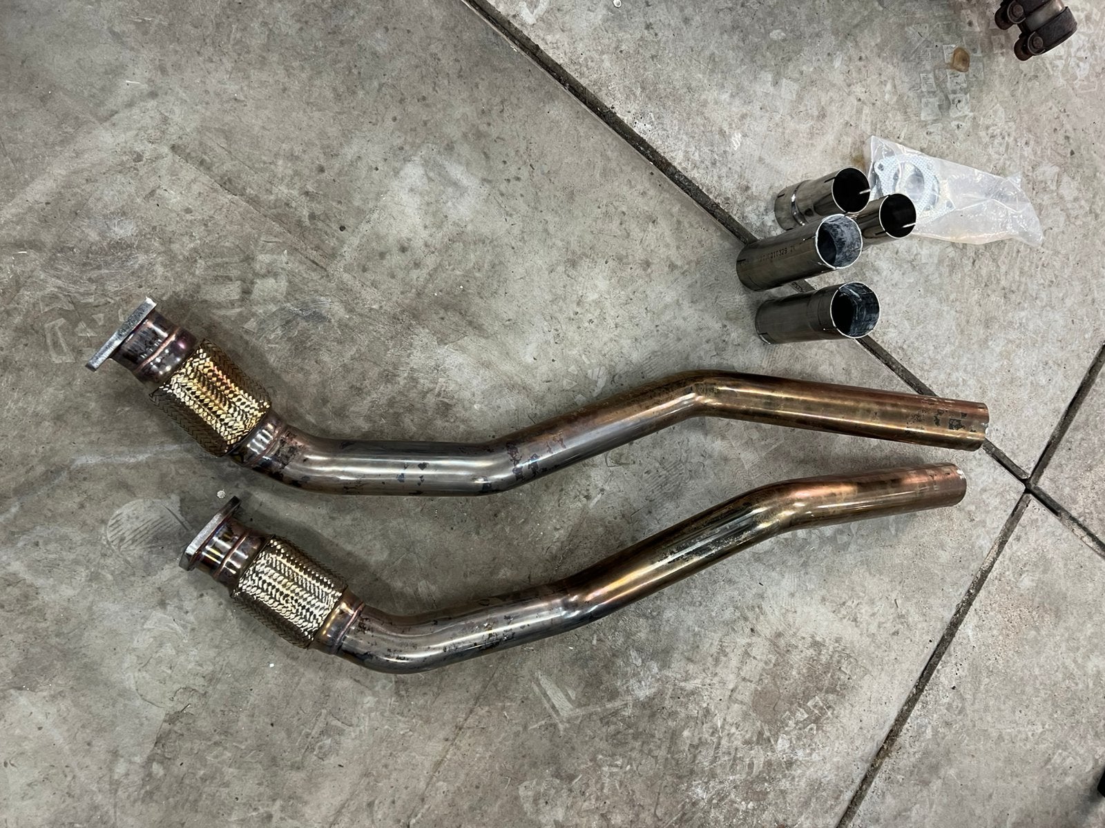 Originele uitlaat 3.0 TFSI audi S4 S5 B8, Ophalen of Verzenden, Gebruikt