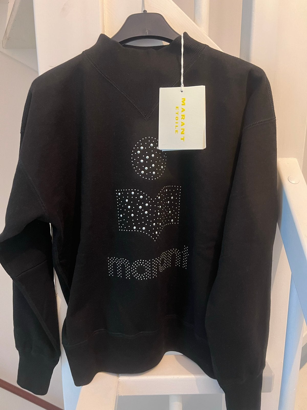 Isabel Marant Étoile Moby sweatshirt met studs, Verzenden, Nieuw, Maat 34 (XS) of kleiner, Zwart