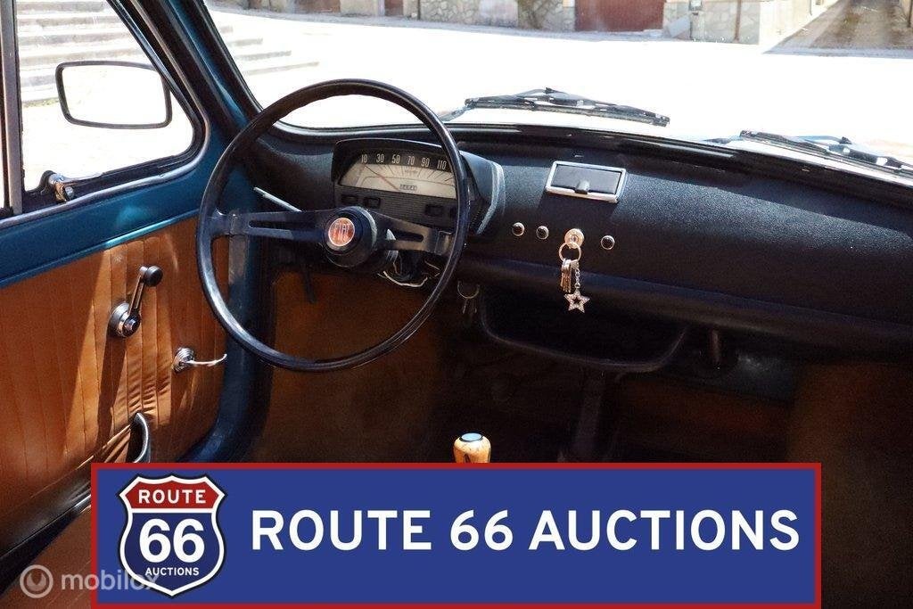 Fiat 500 L | 1970 | Route 66 Auctions, Overige carrosserieën, Zwart, Bedrijf, Handgeschakeld