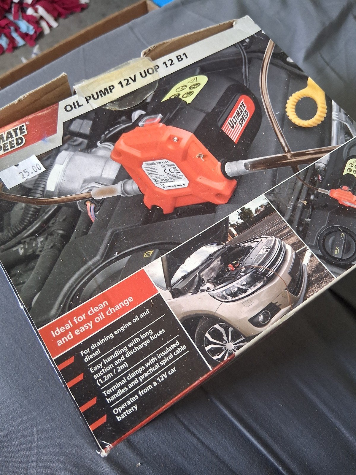Ultimate Speed Oliepomp 12V UOP 12 B1 voor olie verversen, Auto-onderdelen, Ophalen of Verzenden, Nieuw, Universele onderdelen