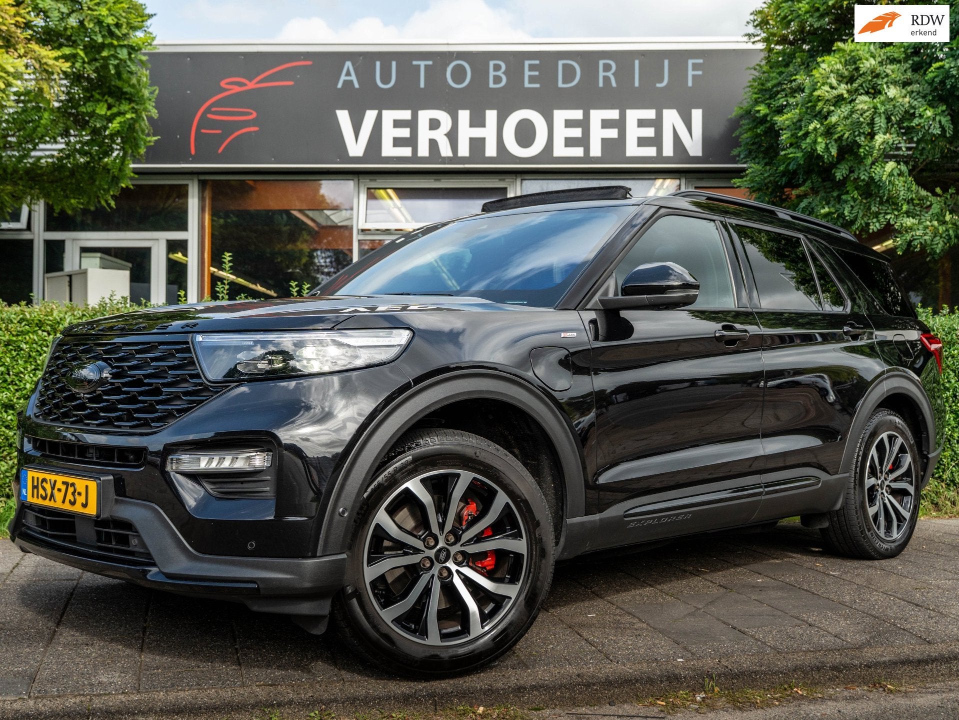 Ford EXPLORER 3.0 V6 EcoBoost PHEV ST-Line | FULL OPTION | A, Auto's, Automaat, Dealer onderhouden, Gebruikt, Met garantie (alle)