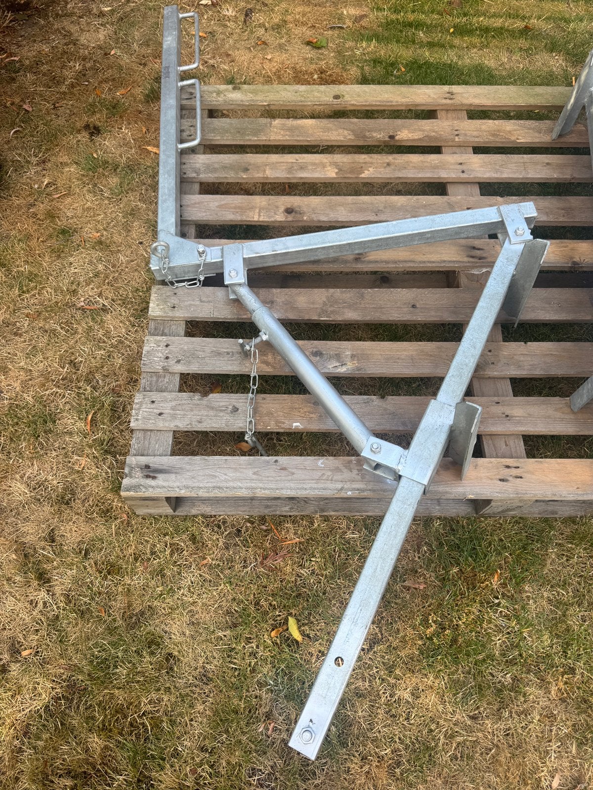 Dakschragen, Doe-het-zelf en Verbouw, Steigers, Zo goed als nieuw, Overige typen, Minder dan 2 meter, Ophalen of Verzenden