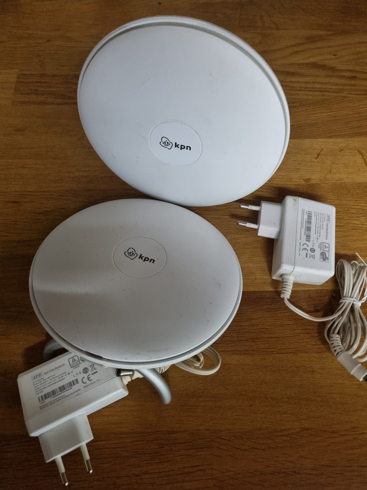 KPN SuperWifi punten (2 stuks) met adapters, Ophalen of Verzenden, Gebruikt, KPN