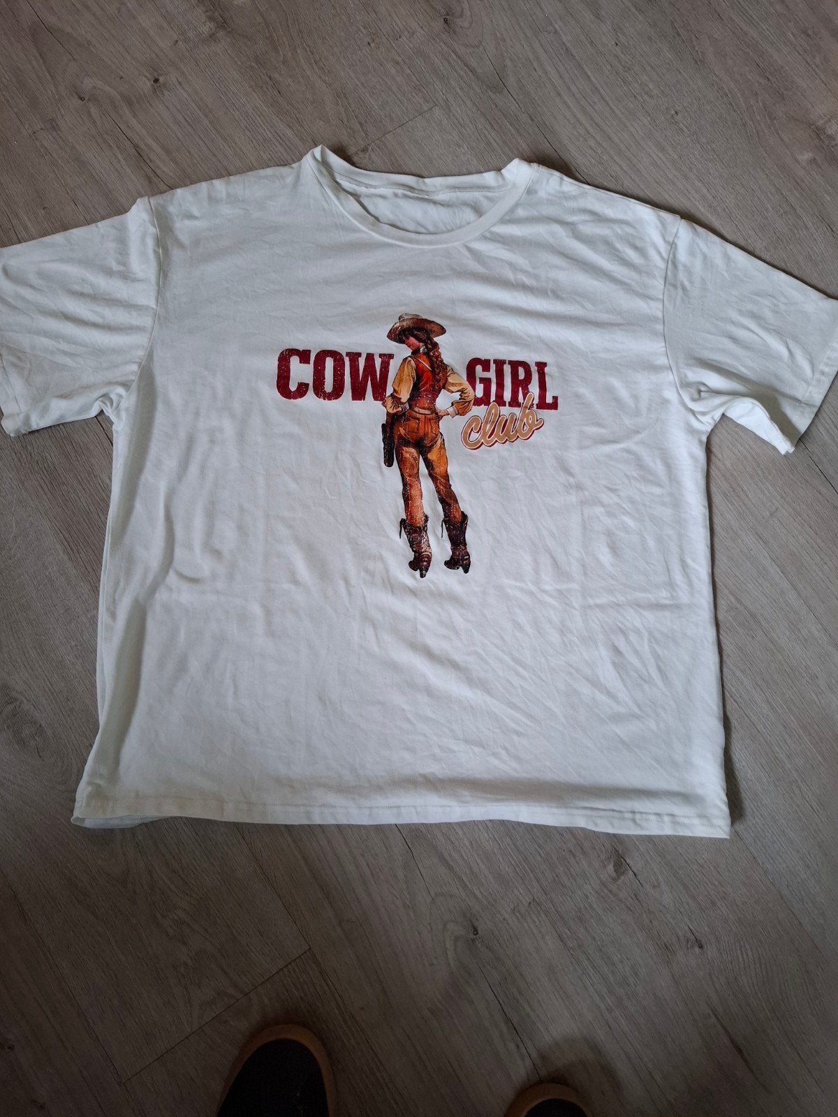 Leuk t shirt, cowboy Girls, country, western, mt l, Ophalen of Verzenden, Zo goed als nieuw