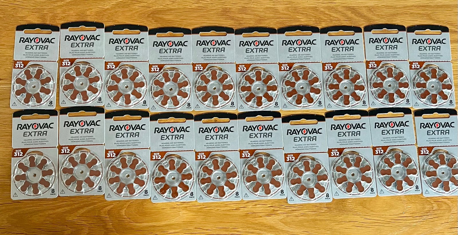 hoorapparaat batterijen Rayovac extra, Ophalen of Verzenden, Nieuw