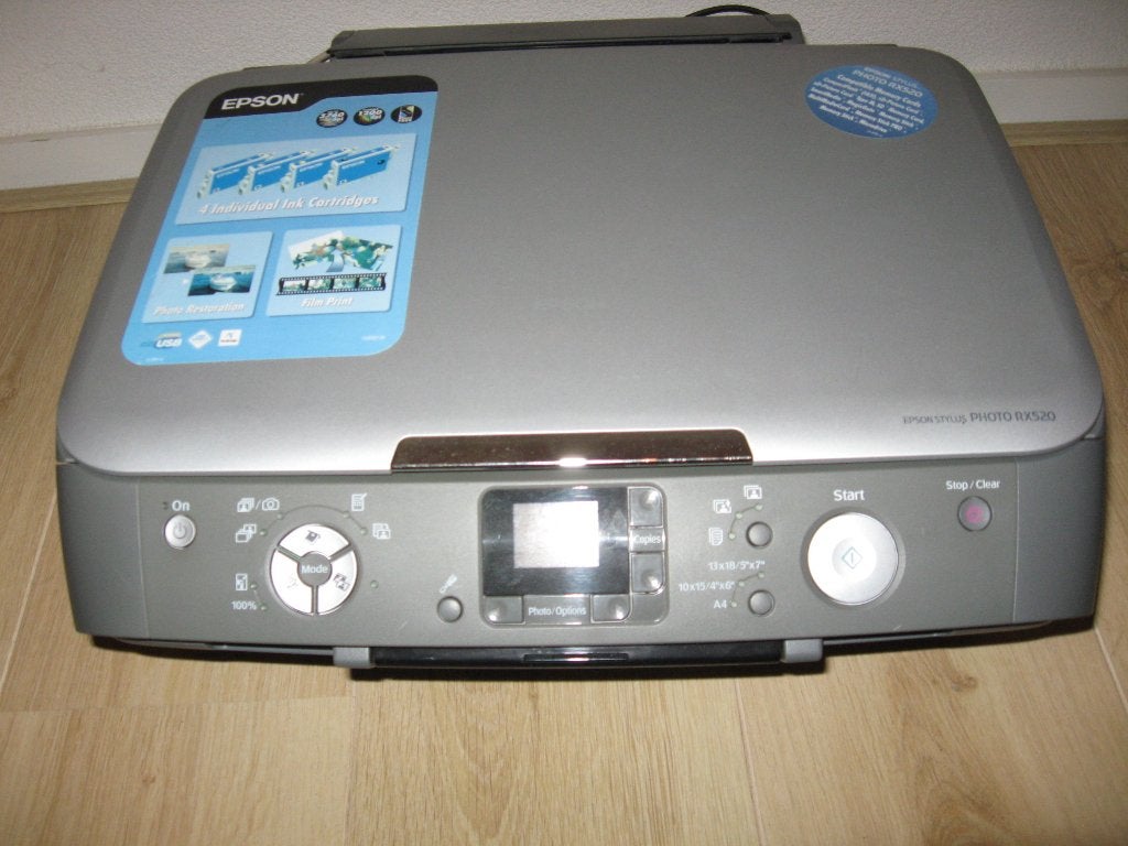 Printer Epson Stylus Photo RX520, Epson (compatibel), Gebruikt, Inkjetprinter, All-in-one