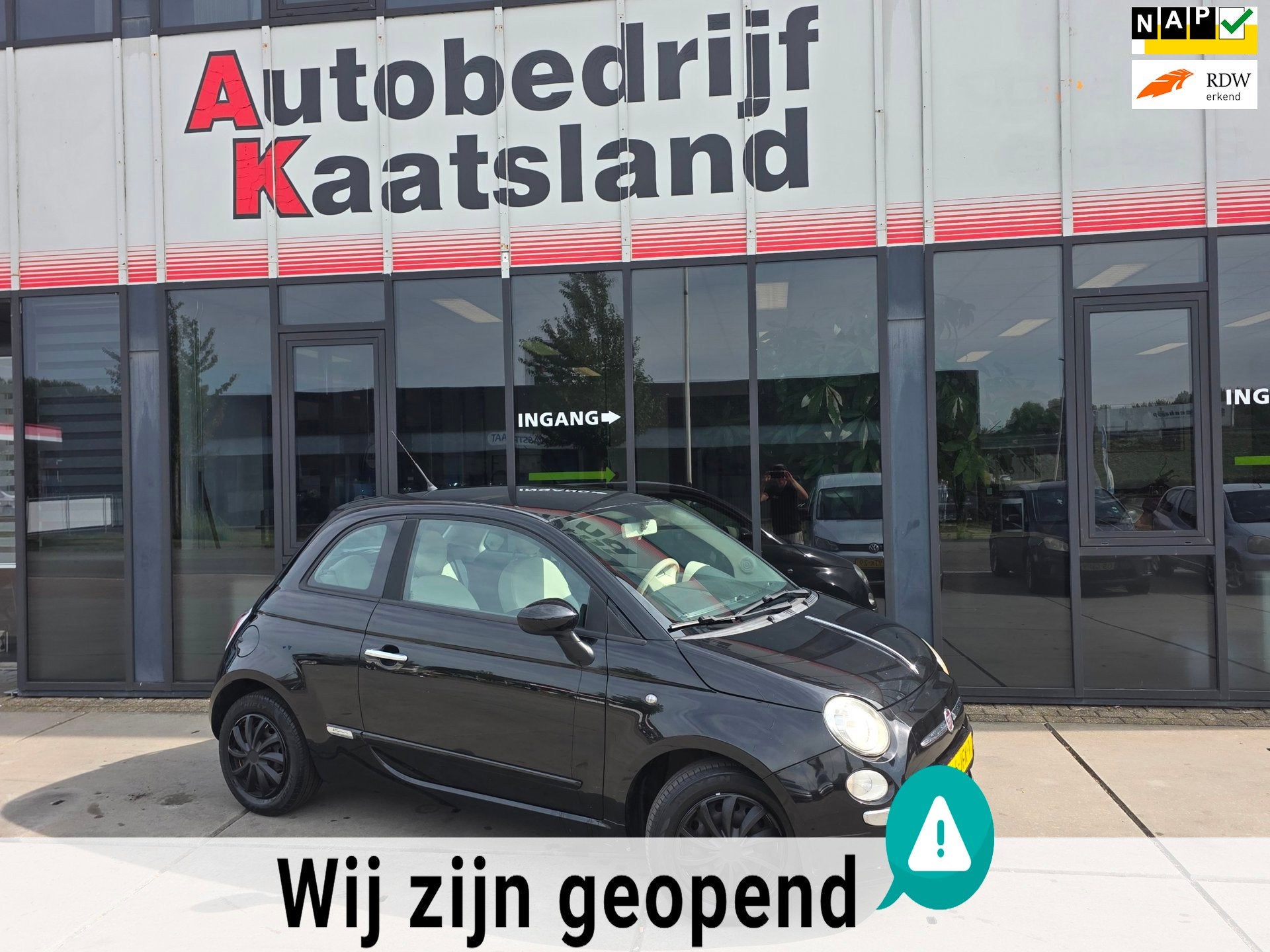 Fiat 500 1.2 Pop - Automaat - Airco -, Euro 5, Stof, Gebruikt, 1242 cc
