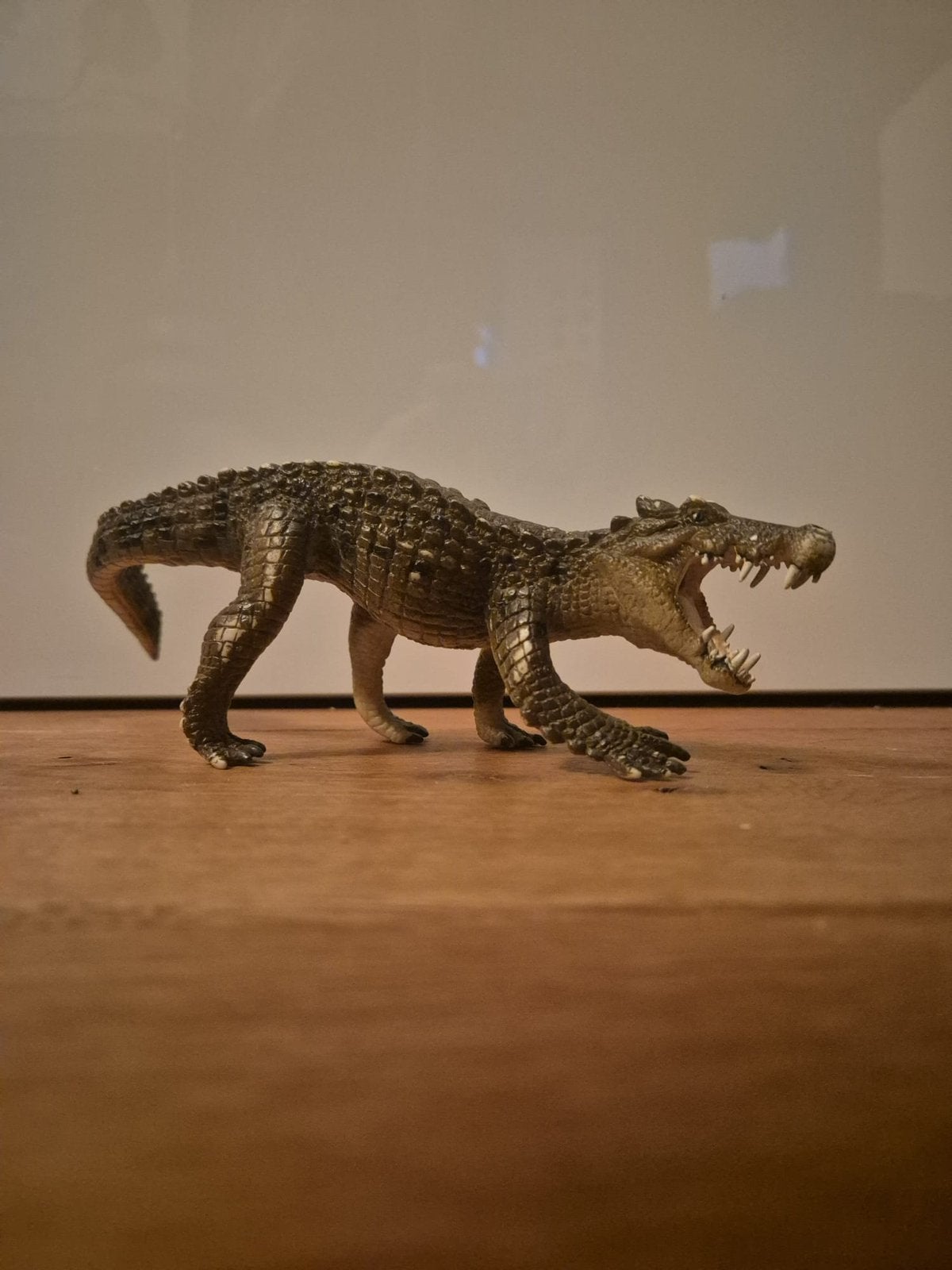 Schleich krokodil alligator, Ophalen of Verzenden, Zo goed als nieuw, Beeldje of Figuurtje