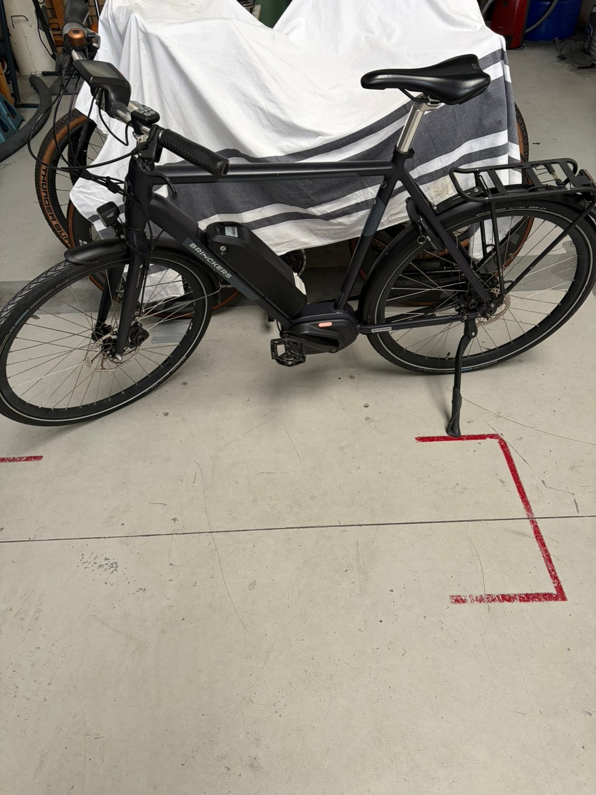 Te koop brinckers monza elektrische fiets, Fietsen en Brommers, Elektrische fietsen, Ophalen, Zo goed als nieuw, Brinckers, 50 km per accu of meer