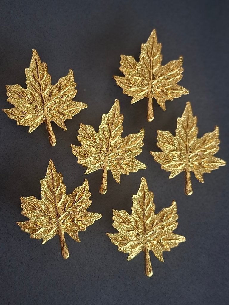 Kastknop goudkleurig blad, Ophalen of Verzenden, Nieuw, Goud