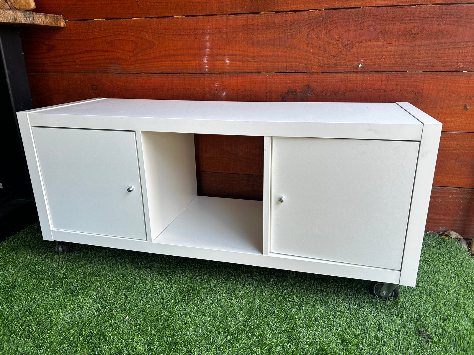 Ikea Kallax op wieltjes, Ophalen, Gebruikt, 25 tot 50 cm, Minder dan 100 cm