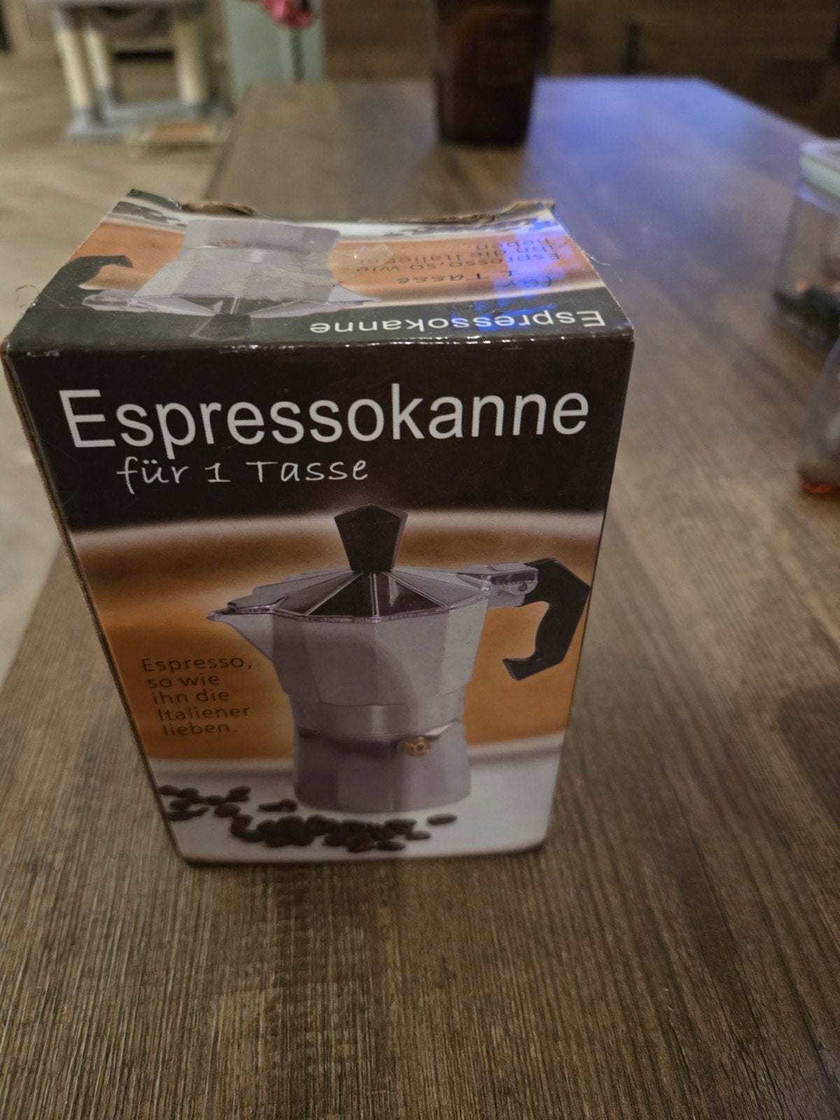 Espressokanne voor 1 kopje - Italiaanse koffie, Espresso apparaat, Nieuw, Gemalen koffie, Ophalen of Verzenden