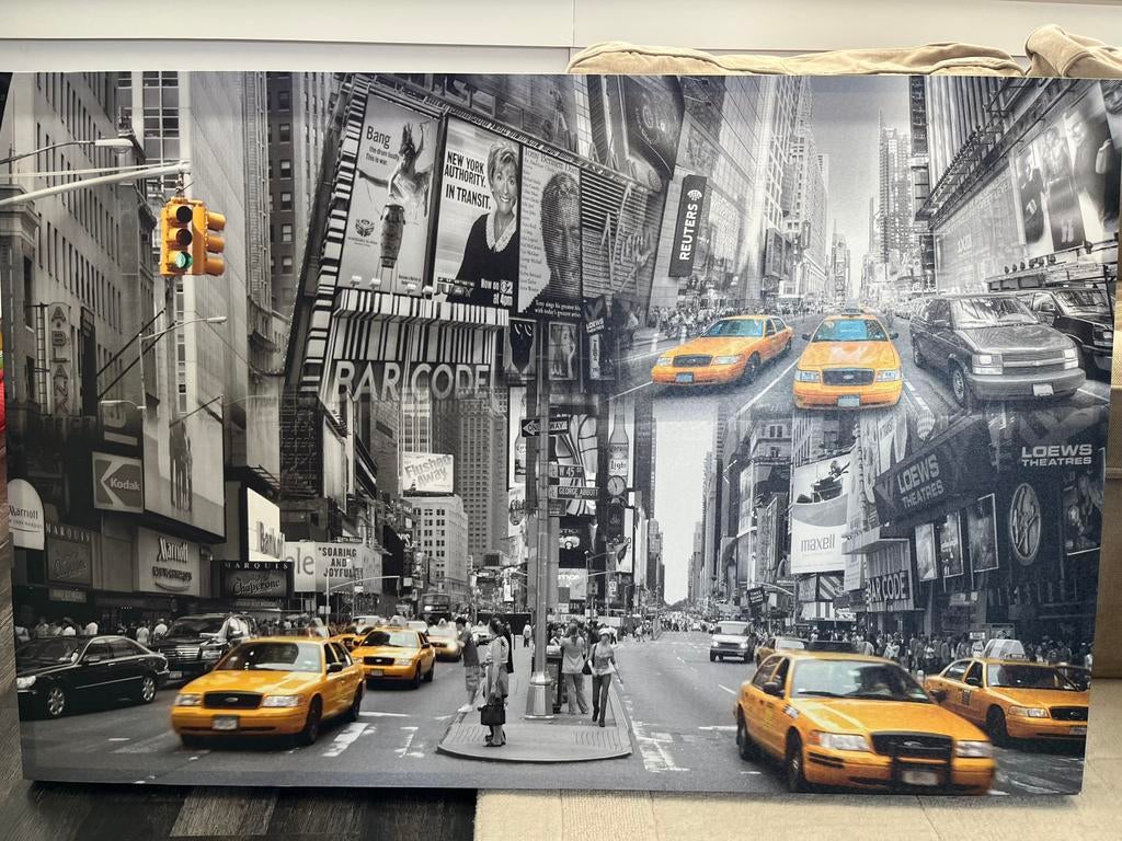 Canvas New York, Ophalen, Zo goed als nieuw, Schilderij, 75 cm of meer