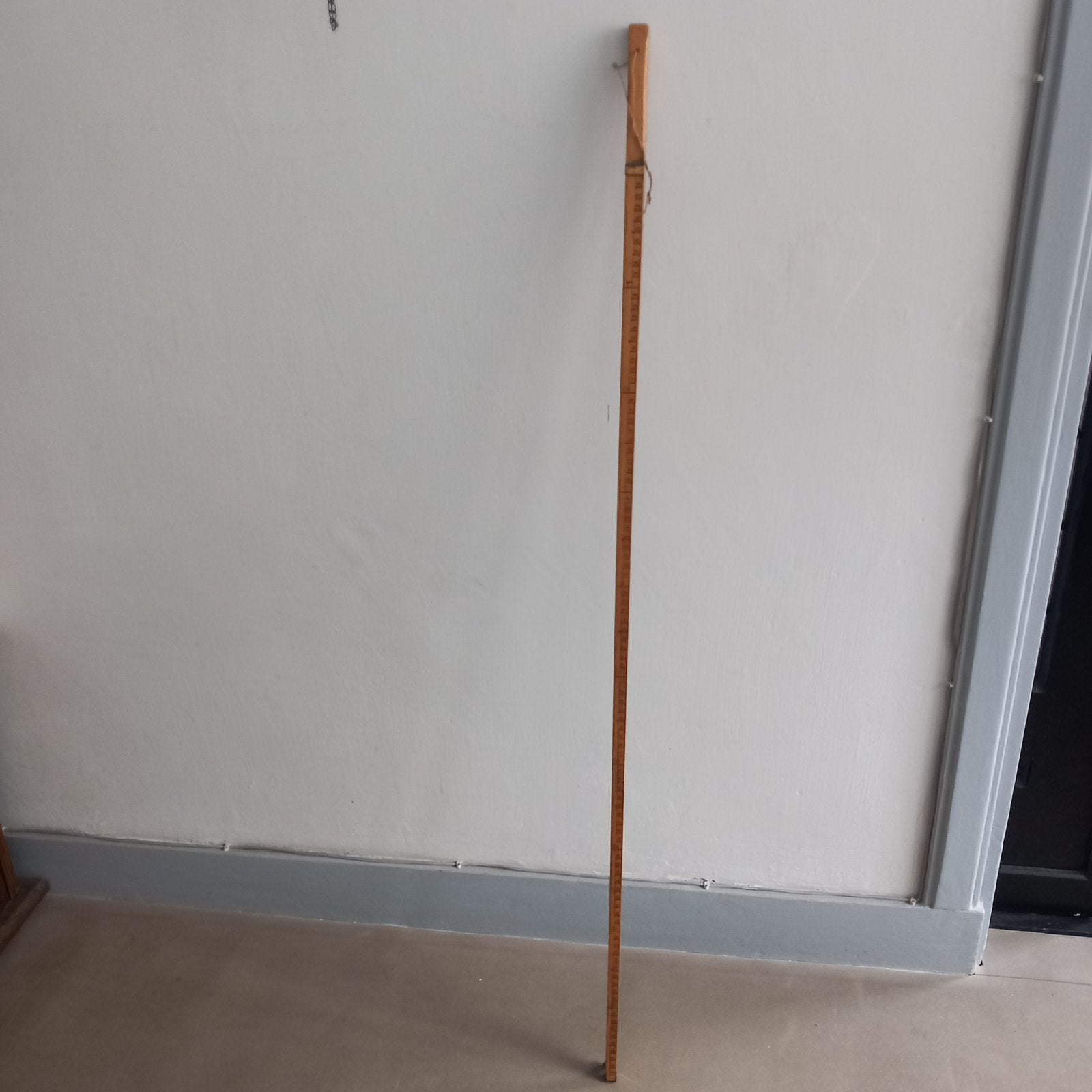 Antiek houten meetlat 1 meter., Antiek en Kunst, Ophalen