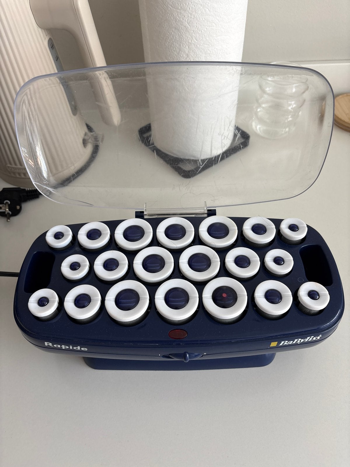 Babyliss Rapide - Verwarmde Krulset met Clips, Ophalen of Verzenden, Gebruikt, Krultang of Stijltang