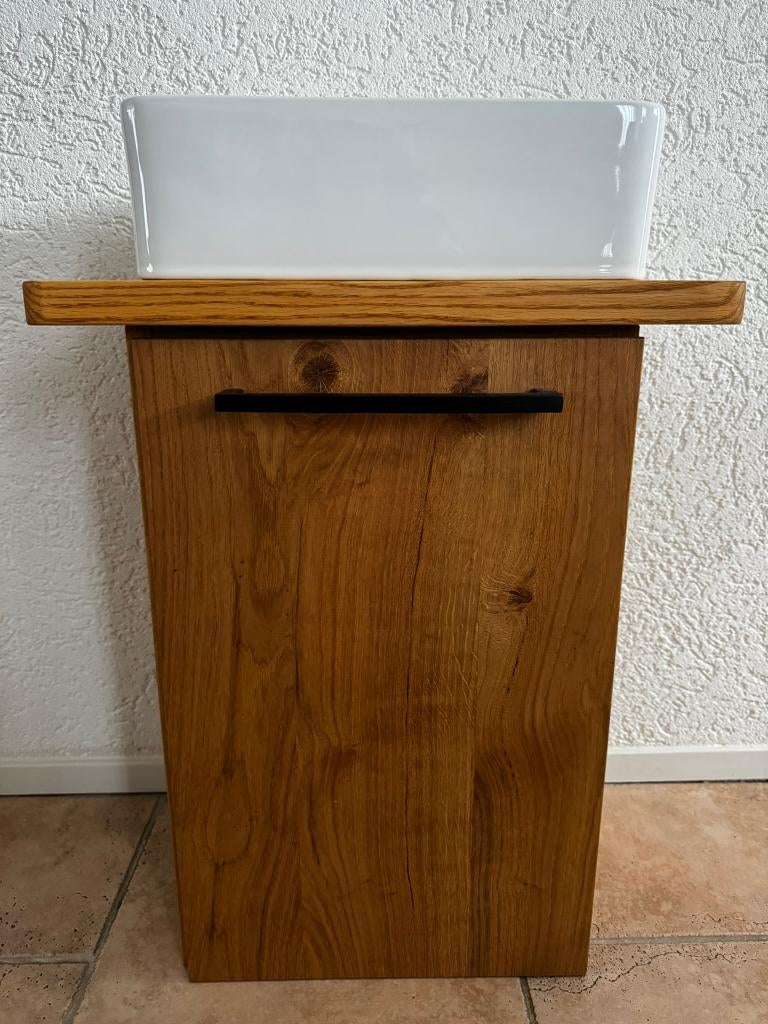 Prachtig handgemaakt houten WC-meubel te koop, Ophalen, Nieuw, Toilet