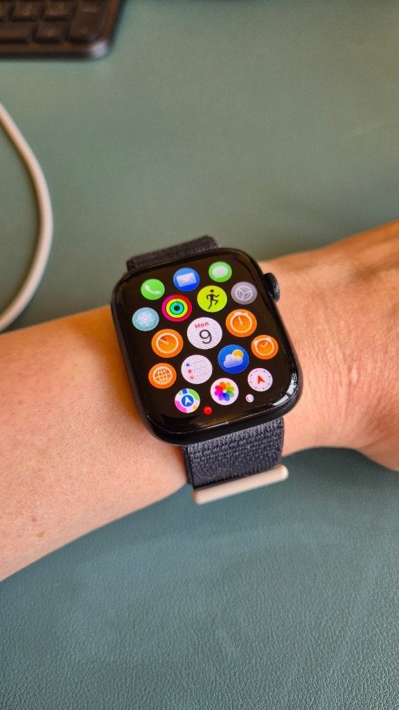 Apple watch 9 45mm, Gebruikt, Apple Watch ⌚️, Zwart, IOS