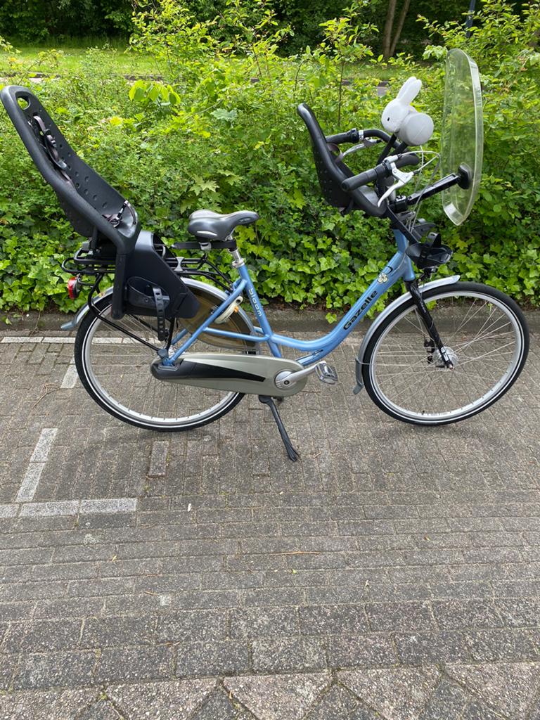 Gazelle Bloom Moederfiets in nieuwe staat!, Ophalen, 2 zitjes, 53 tot 56 cm, Versnellingen