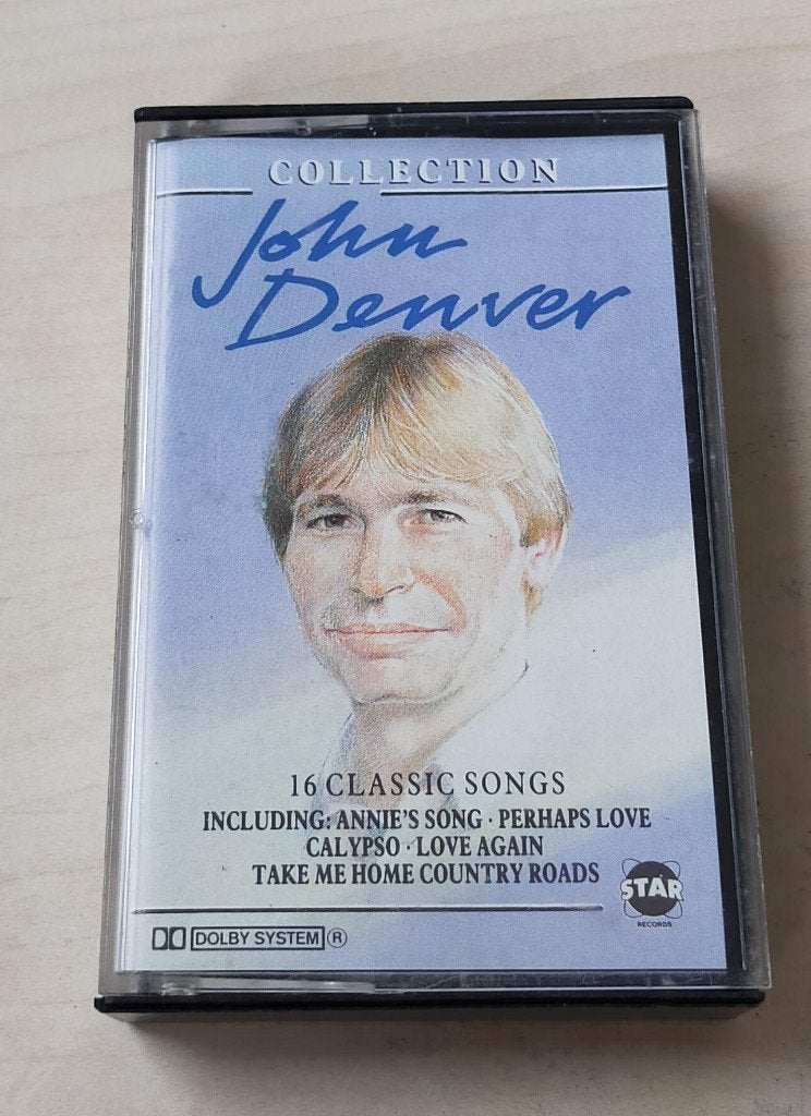 John Denver - Collection 16 Classic Songs Cassette MC, Cd's en Dvd's, Cassettebandjes, Ophalen of Verzenden, Zo goed als nieuw