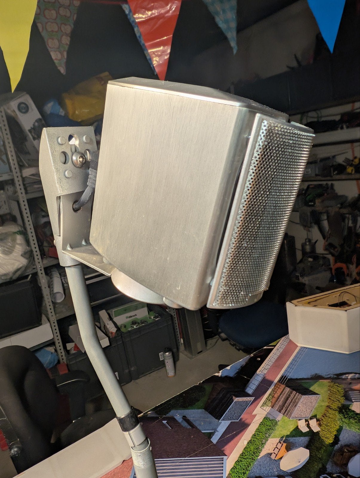 Set van 2 JVC SP-XSA75 satelliet speakers met standaarden, Vloerstaande luidspreker, Gebruikt, JVC, Ophalen of Verzenden