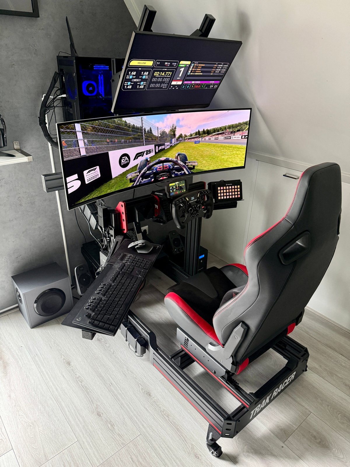 Complete Sim Racing Setup Trak Racer, Fanatec, PC