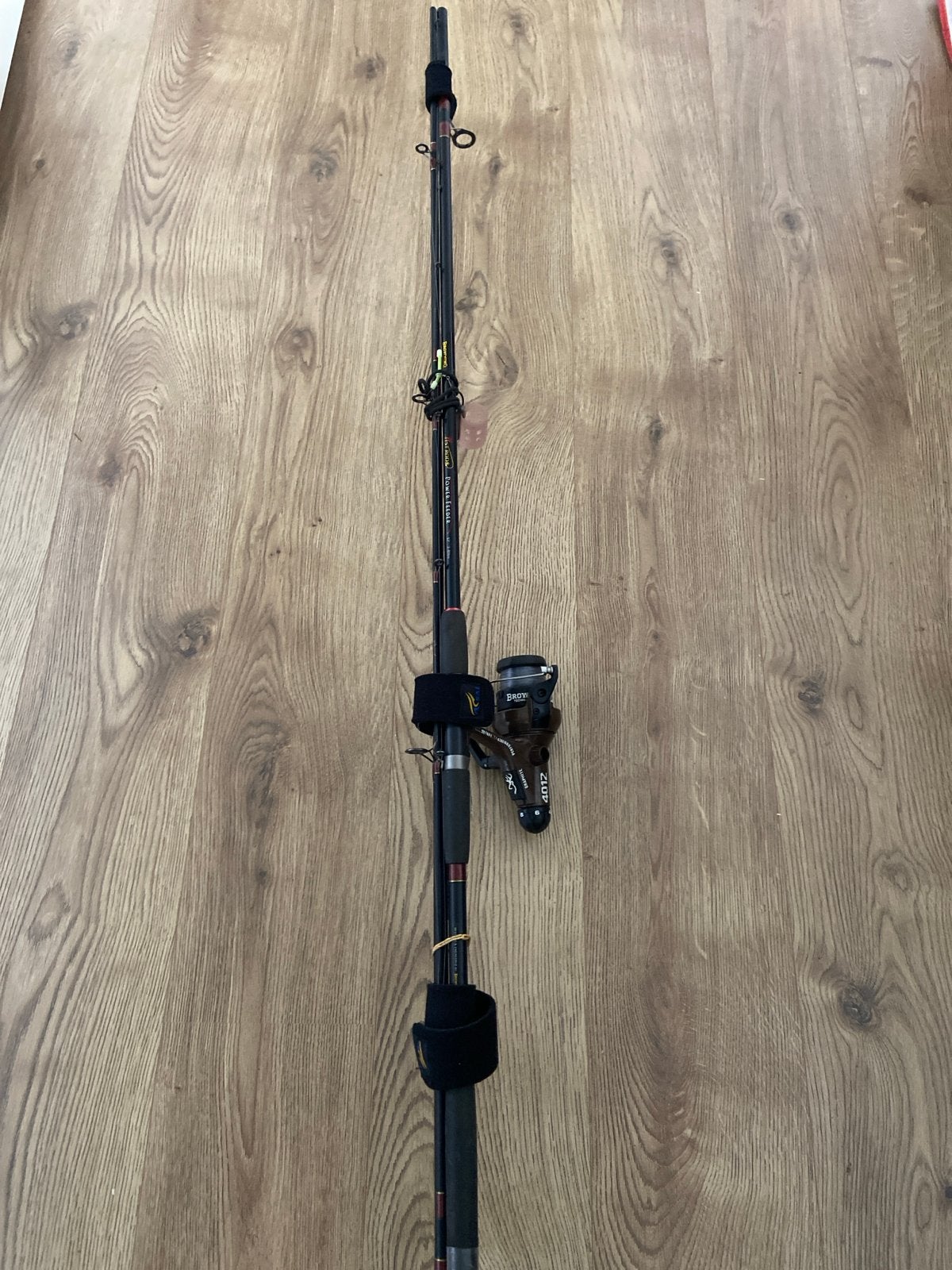 Browning Power Feeder hengel 3.60m 100g (zonder molen), Ophalen, Gebruikt, Werphengel