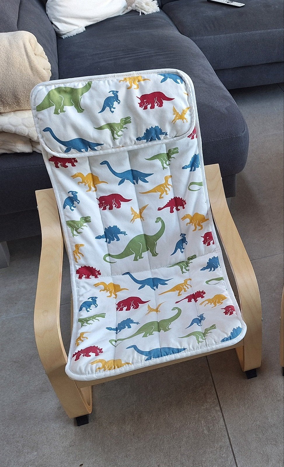 Ikea Poang dino print, Ophalen, Stoel(en)
