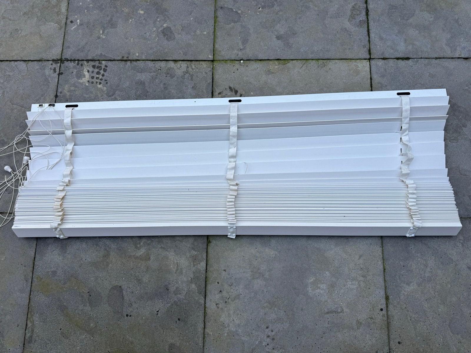 Lamellen 150cm wit, Ophalen, Gebruikt, Wit, Jaloezie