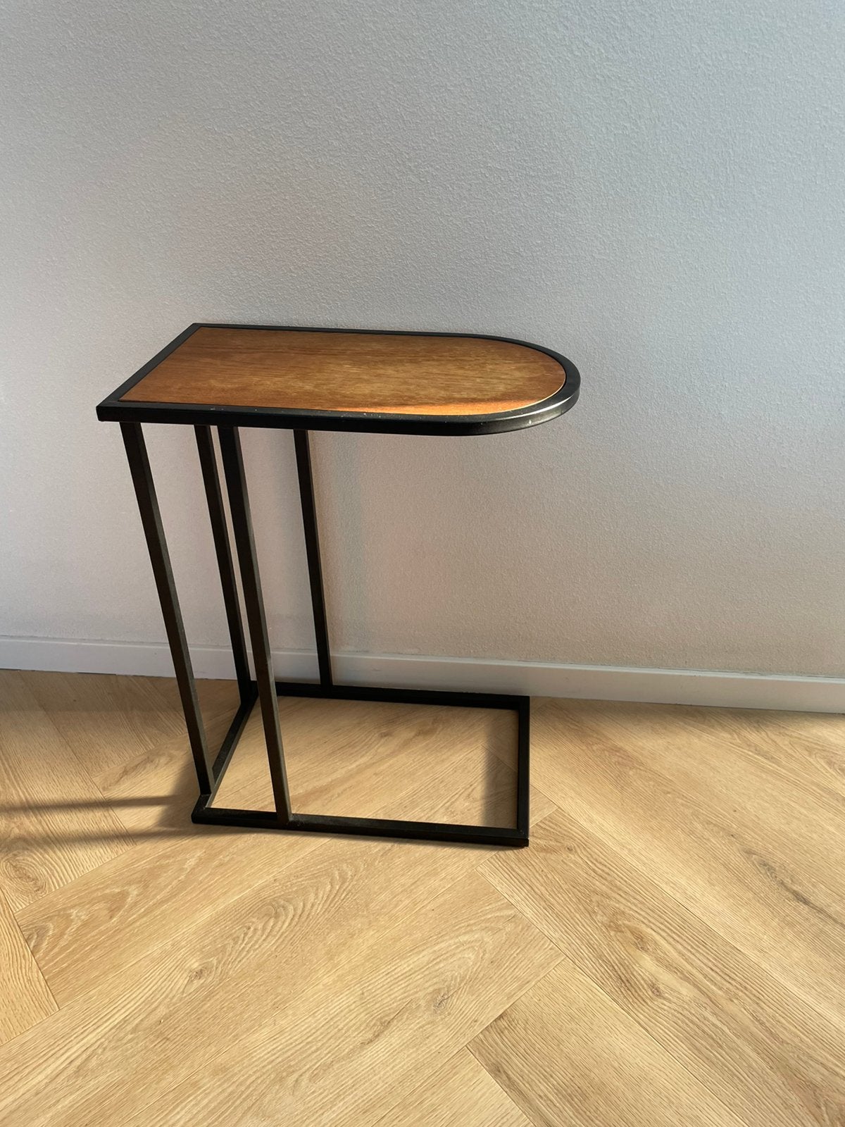 Bijzettafel bank, Minder dan 55 cm, Rond, Zo goed als nieuw, Ophalen