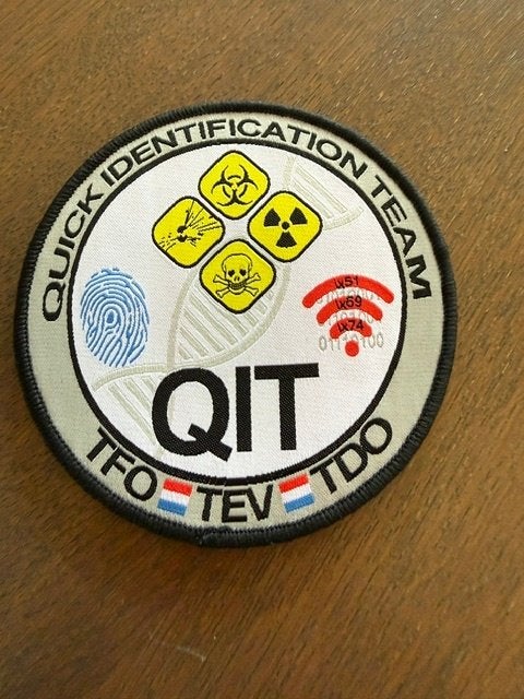 OIT badge stof, Verzenden, Marechaussee, Nederland, Embleem of Badge